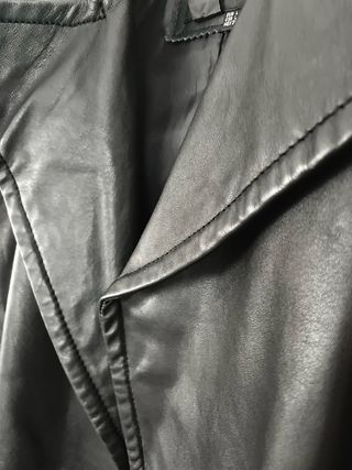Trench Cuero 100%, Gabardina Piel mujer