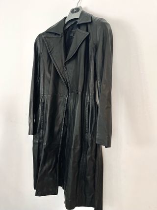 Trench Cuero 100%, Gabardina Piel mujer