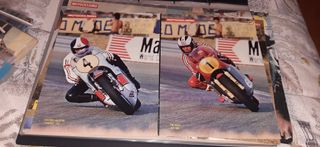 Poster comparativa giacomo agostini y phil read