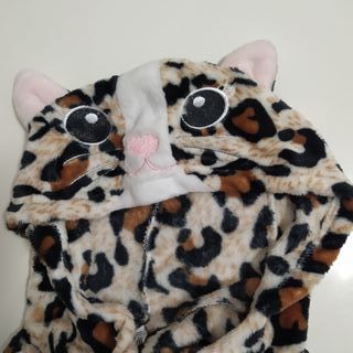 Pijama ou fato para crianças tipo leopardo