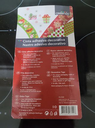 Cintas adhesivas con motivos navideños