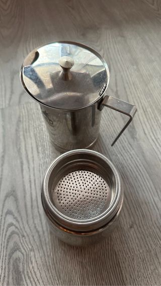 Cafetera acero inoxidable