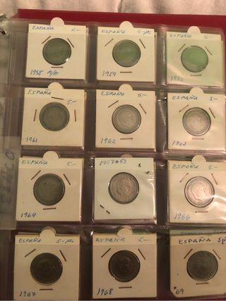 monedas pesetas 5