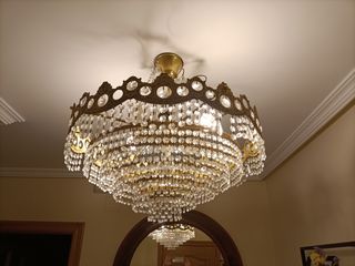 Lampara cristal de strass