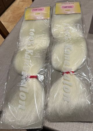 pelo sintético jumbo braid 100% kanekalon