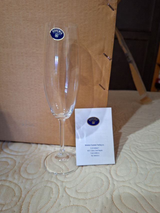 CRISTALERÍA BOHEMIA NUEVA 20 PZ 4ª bajada precio