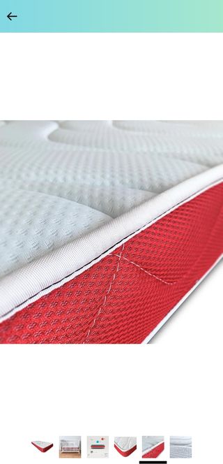 Colchon visco 60x120 reversible cuna