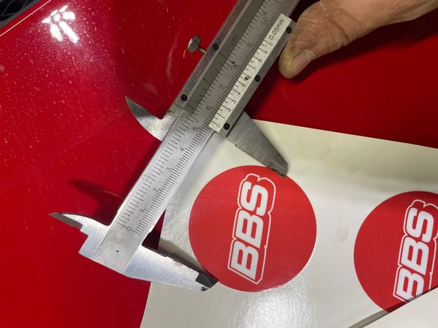 Pegatina bbs tapas de llantas Japan racing