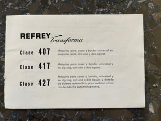 Instrucciones Refrey transforma
