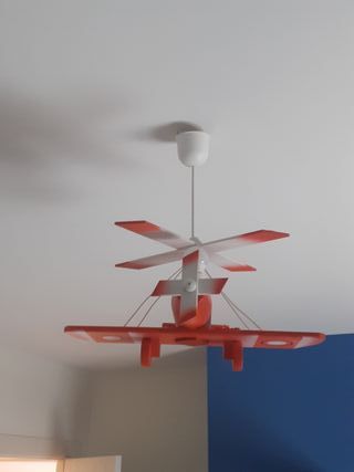 Lampara avión infantil