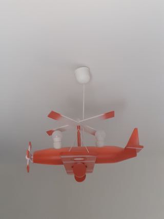 Lampara avión infantil