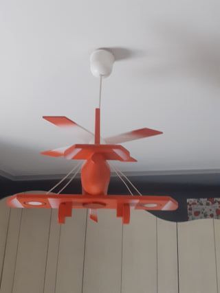 Lampara avión infantil