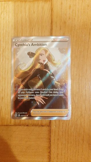 Carta pokemon: Ambición de Cintia