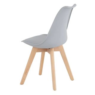 Silla nórdica color gris comedor