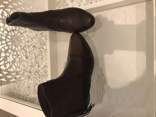 botines marrones talla 36 todo piel muy comodos