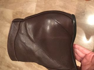 botines marrones talla 36 todo piel muy comodos