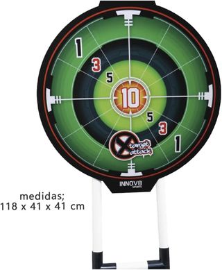 Set de diana y arco con 3 flechas - Juguete