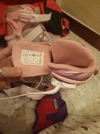 Patines en línea LED niña