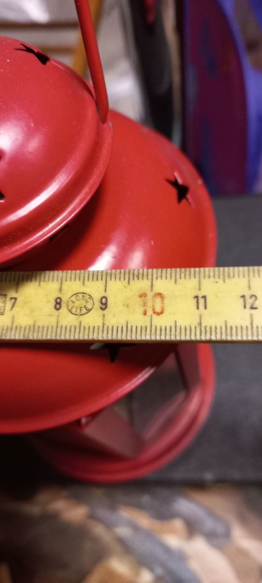 BELLA LANTERNA PORTACANDELA IN METALLO