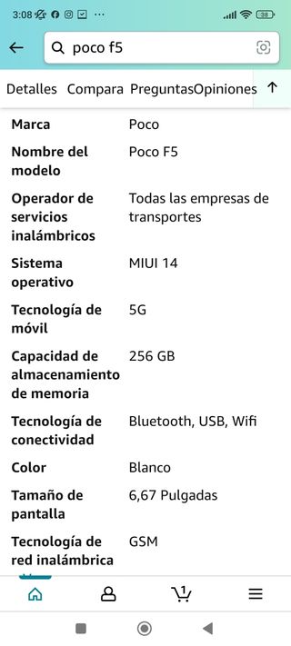 Móvil Poco x5 Xiaomi