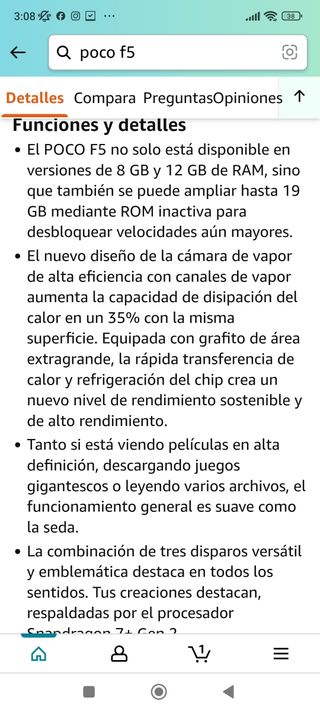 Móvil Poco x5 Xiaomi