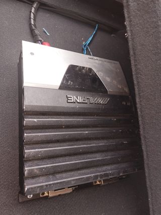 etapa monocanal alpine más subwoofer jbl