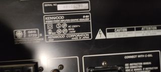 Equipo música Kenwood 