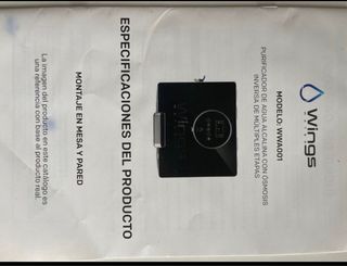 PURIFICADOR de AGUA - OSMOSIS filtro-