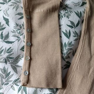 Jersey alto beige Cortefiel