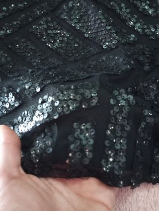 Abito da sera Motivi tubino aderente paillettes