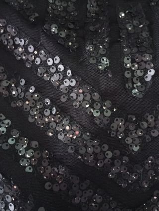 Abito da sera Motivi tubino aderente paillettes