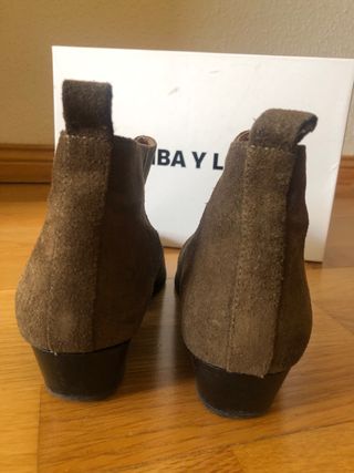 Botines ante verde oliva Bimba y Lola OFERTA
