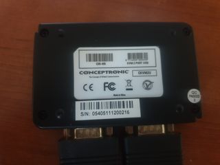 CONMUTADOR CONCEPTRONIC KVM 2 PORT