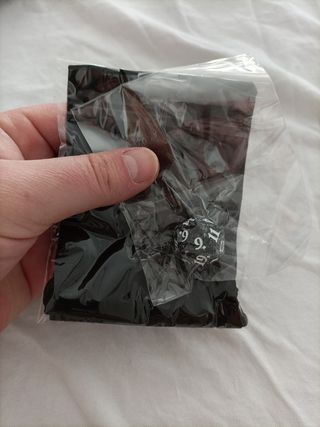 Lote 5,Bolsa dados más Dado 20 caras MTG