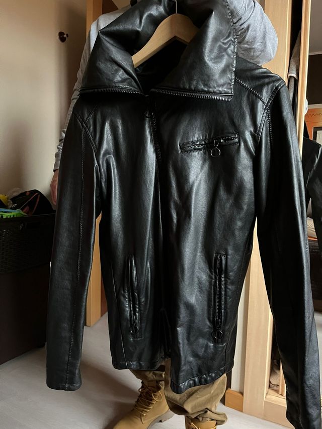 Faux Leather Jacket Zara Chaqueta Motera Hombre Zara Biker Hombre