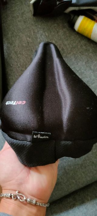 Sillín bicicleta, funda de gel...