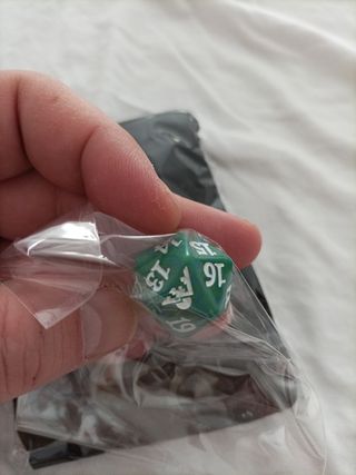 Lote 11 Bolsa dados mas 1 dado Magic The Gathering