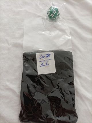 Lote 11 Bolsa dados mas 1 dado Magic The Gathering