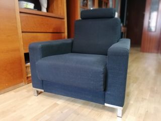 Sofá y butaca de diseño.