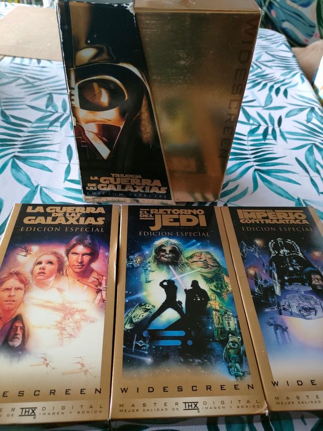 Star wars trilogía VHS rara