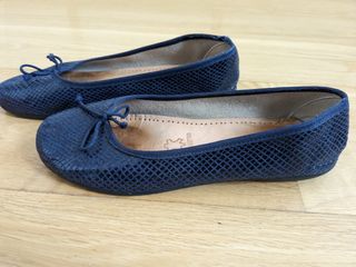 Bailarina plana azul marino