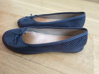 Bailarina plana gris