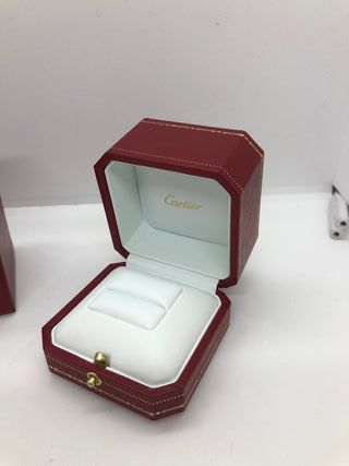 Caja anillo completa cartier - pedida alianzas