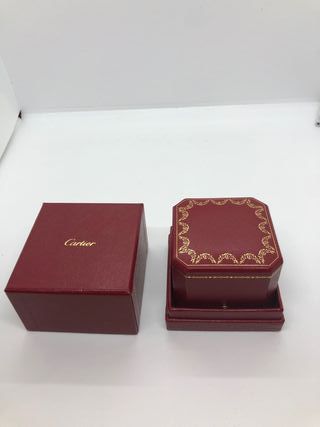 Caja anillo completa cartier - pedida alianzas