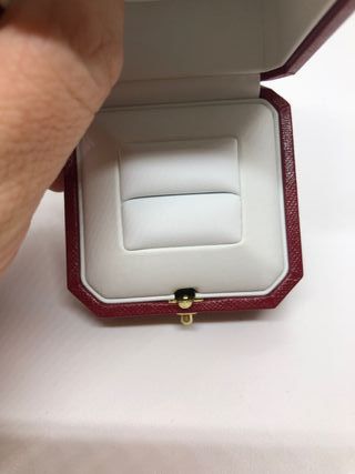 Caja anillo completa cartier - pedida alianzas