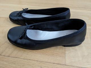 Bailarinas piel negras planas