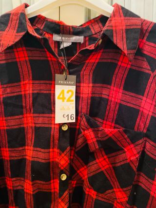 Camisa Cuadros Primark