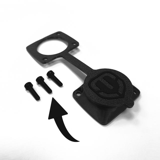 Tapa cargador Mondraker Negro Tornillos de Color