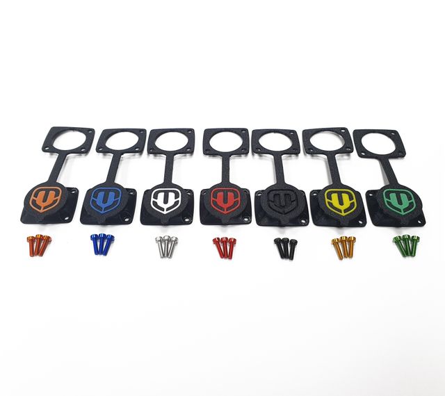 Tapa cargador Mondraker Negro Tornillos de Color