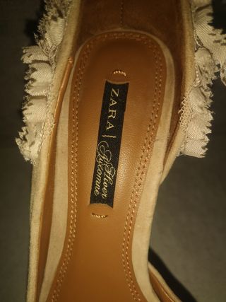 Zapato salón nude Zara 36
